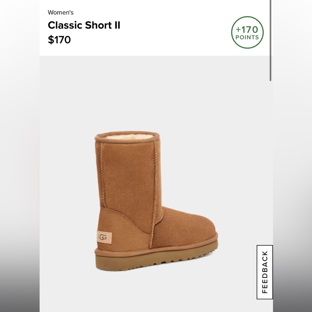 Ugg tan classic short boot